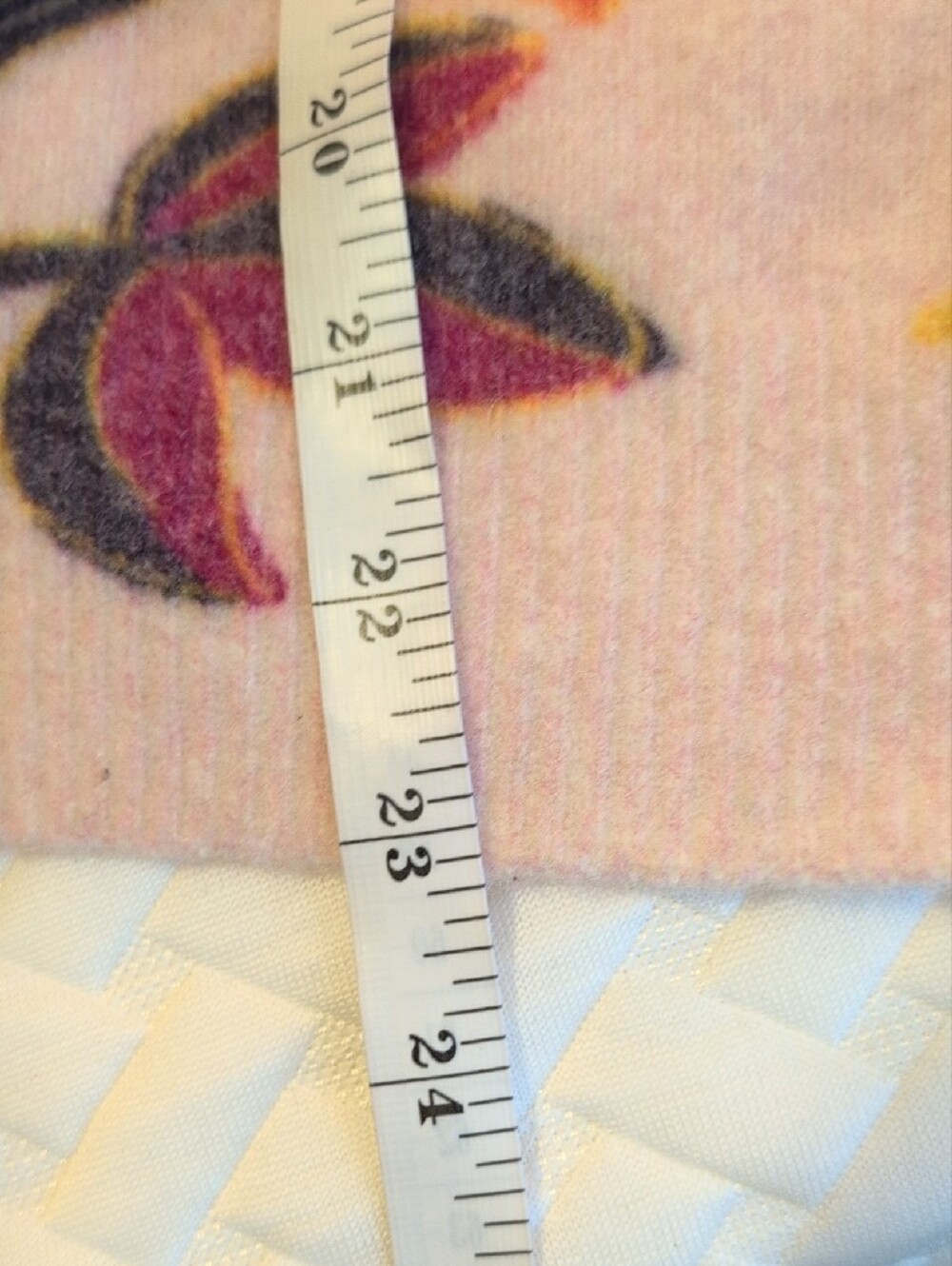 FARM RIO Sweater Winter Garden Floral Puff Sleeve Alpaca Blend Size Medium - Picture 12 of 13